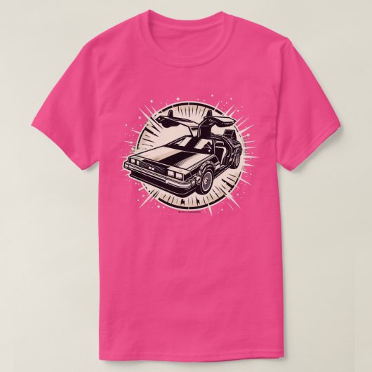 Terug naar de toekomst Delorean T-shirt (Design voorkant)