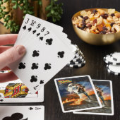 Terug naar de toekomst. pokerkaarten (Insitu)