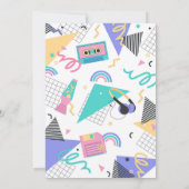 Terug naar de uitnodiging van 90 's avonds (Achterkant)