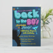 Terug naar de uitnodiging van de Birthday Party va (Staand voorkant)