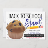 Terug naar de uitnodiging van School Brunch (Voorkant)