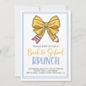 Terug naar de uitnodiging van School Brunch (Voorkant)