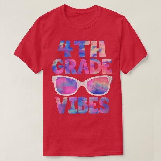 Terug naar de vierde klas Shirt eerste dag thee (Design voorkant)