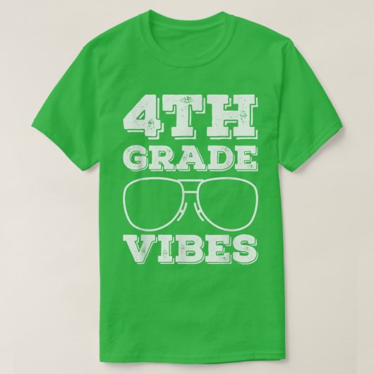 Terug naar de vierde klas Shirt eerste dag thee (Design voorkant)