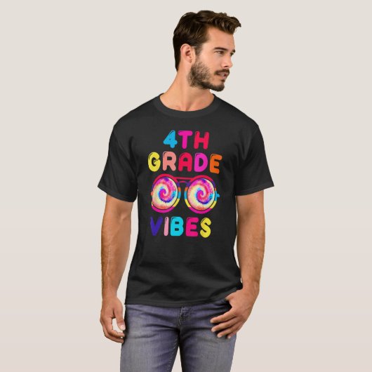 Terug naar de vierde klas van de school: oogdruppe t-shirt (Voorkant volledig)