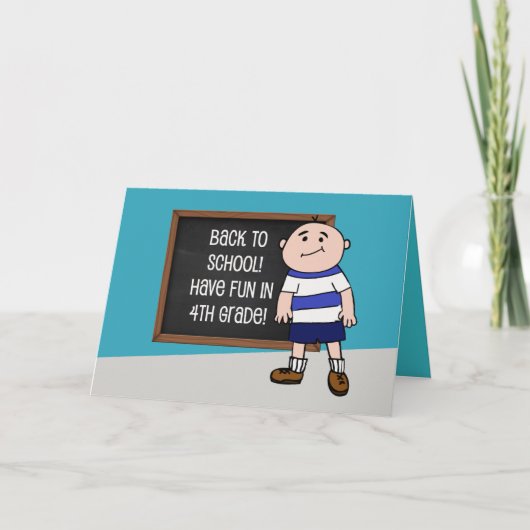 Terug naar de Vierde Rang van de School Kaart (Voorkant)