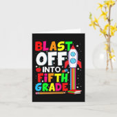 Terug naar de vijfde klas kaart (Gele Bloem)