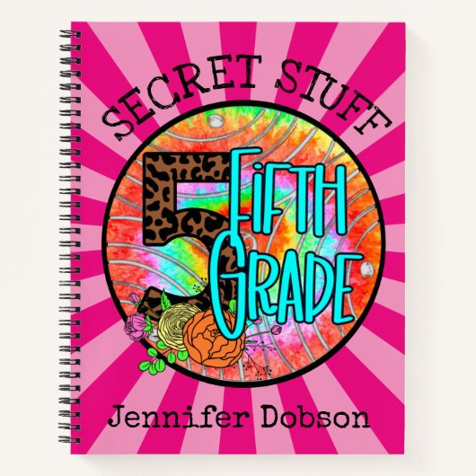 Terug naar de vijfde klas notitieboek (Voorkant)