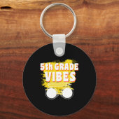 Terug naar de vijfde klas Shirt eerste dag Kind Sleutelhanger (Voorkant)