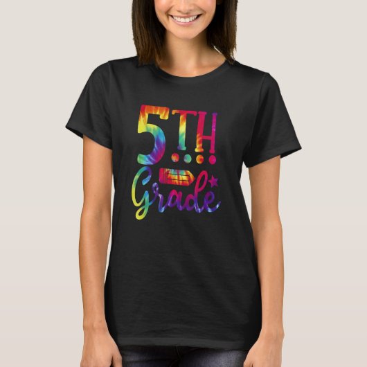 Terug naar de vijfde klas van de leraar t-shirt (Voorkant)
