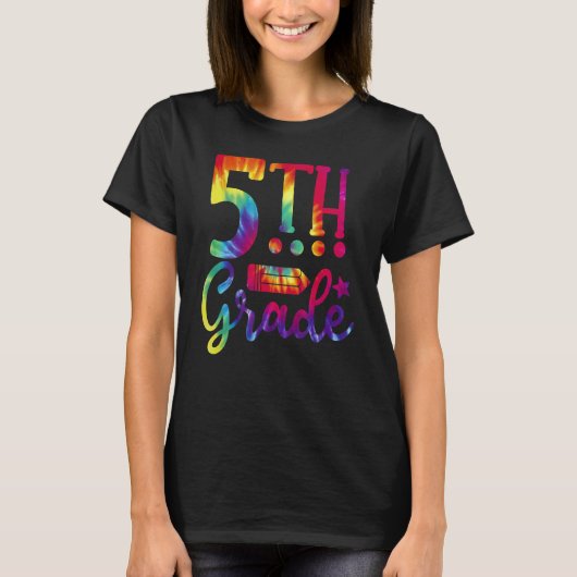 Terug naar de vijfde klas van de leraar t-shirt (Voorkant)