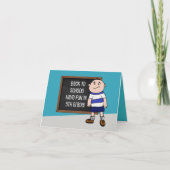 Terug naar de vijfde klas van de school kaart (Voorkant)