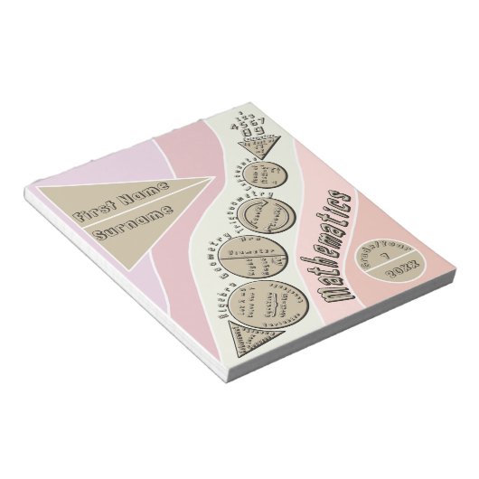 Terug naar de wiskunde notitieblok (Schuin)