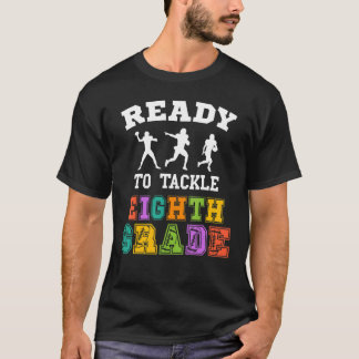 Terug naar Football op school Klaar om Achtste Gra T-shirt