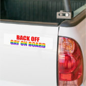 Terug naar Gay aan boord Bumpersticker (Op Truck)