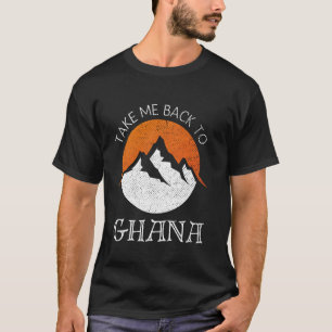 Terug naar Ghana Vintage Ghana vakantie T-shirt