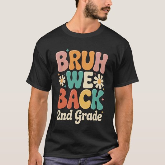 Terug naar groep 4 Terug naar school T-shirt (Voorkant)