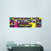 Terug naar het 80s Party Banner Sign (Beurs)