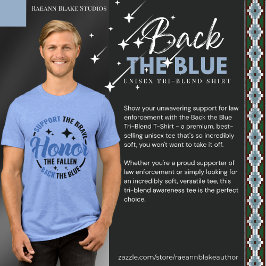 Terug naar het Blue Tri-Blend Shirt