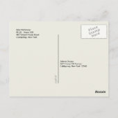 Terug naar het Briefkaart van de groet van de lera (Achterkant)