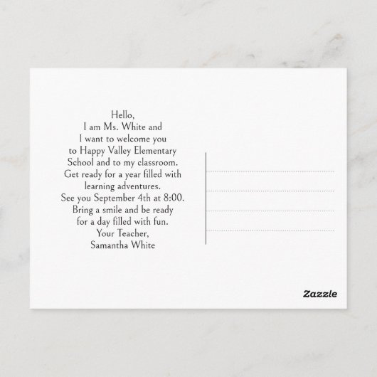 Terug naar het Briefkaart van het Adventure Hot Ai (Achterkant)