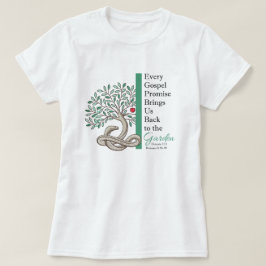 TERUG NAAR HET Christelijke evangelwitboek GARDEN T-shirt