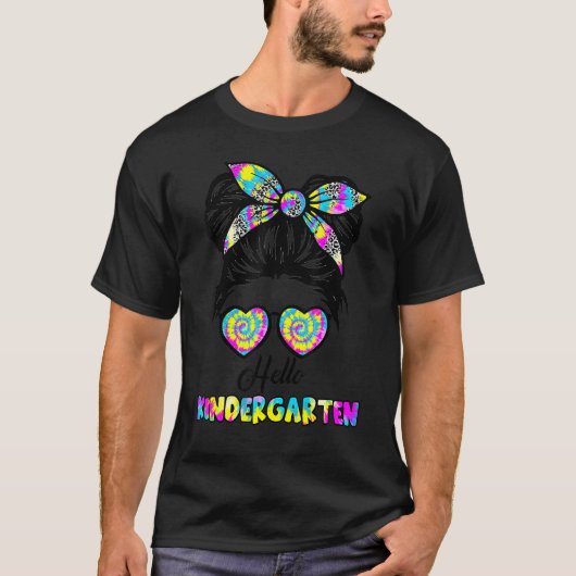 Terug naar het Kind van het schoolbericht Hallo Ki T-shirt (Voorkant)