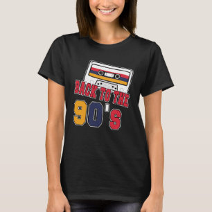 Terug naar het kostumethema 90 van de partij 90 va t-shirt