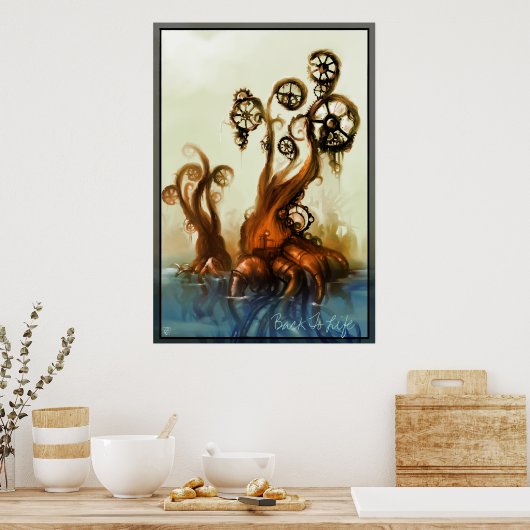 Terug naar het leven poster (Keuken)