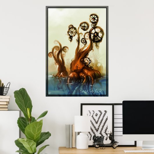 Terug naar het leven poster (Thuiskantoor)