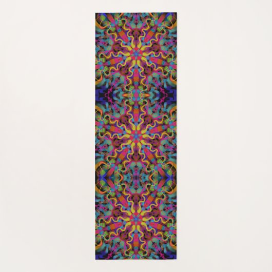 Terug naar het midden yogamat (Achterkant)