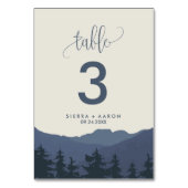 Terug naar het nummer van de bergen-tabel kaart (Voorkant)