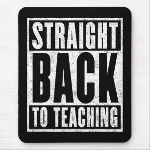 Terug naar het onderwijs (noodlijdend) muismat