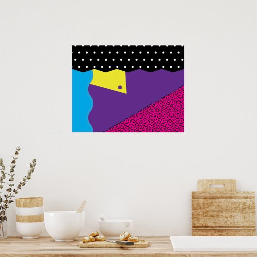 Terug naar het Poster van de jaren 80 (Keuken)