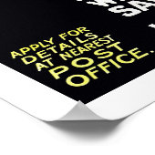 Terug naar het Rijk met onze besparingen Poster (Hoek)