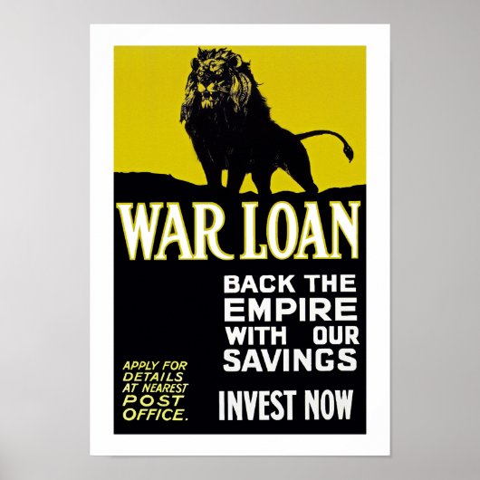 Terug naar het Rijk met onze besparingen Poster (Voorkant)