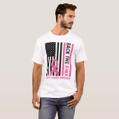 Terug naar het roze borstkankerbewustzijn t-shirt (Voorkant volledig)