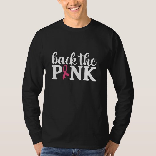Terug naar het roze familiebereik van borstkanker t-shirt (Voorkant)