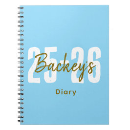 Terug naar het schoolagenda notitieboek