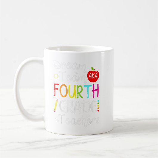 Terug naar het schooldroomteam Aka 4e graad lerare Koffiemok (Links)