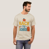 Terug naar het schoolfeest t-shirt (Voorkant volledig)