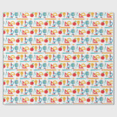 Terug naar het schoolpatroon - lerarenopleiding cadeaupapier (Vlak)