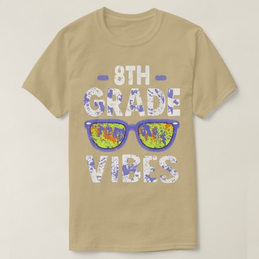 Terug naar het Shirt van de 8e graad van de vibes, (Design voorkant)