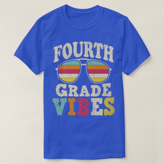 Terug naar het Shirt van Vibes van de vierde klas, (Design voorkant)
