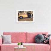 Terug naar het strand (w / border) canvas afdruk (Insitu (Woonkamer))