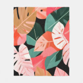 Terug naar het tropische eiland fleece deken (Voorkant)