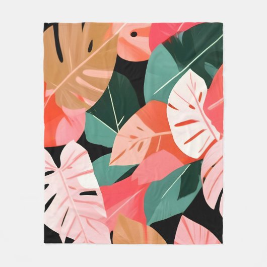 Terug naar het tropische eiland fleece deken (Voorkant)