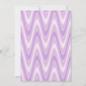 Terug naar het verjaardagsfeestje van de jaren 70 kaart (Achterkant)