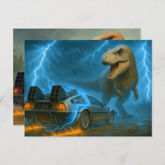 Terug naar het verleden briefkaart (Voorkant / Achterkant)