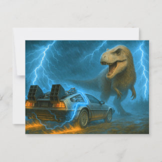 Terug naar het verleden briefkaart